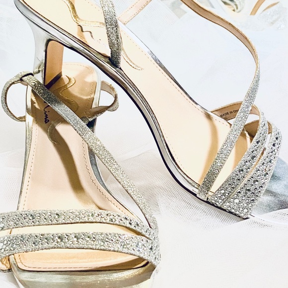 💎NINA ORIGINAL SPARKLING HIGH HEELED SANDAL💍 8.5 - Picture 5 of 9